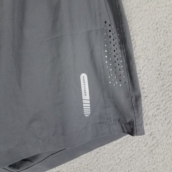 Northyard Shorts Adult 2XL Gray Athletic Running Pull On Training 7" Gym Men's - Picture 5 of 11